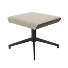 Zuiver Stool Uncle Jesse sand brown gray textile metal 50x44x43cm