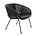 Zuiver Sessel Feston schwarzes Kunstleder Stahl 70,5x65,5x72cm
