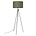 Zuiver Lampadaire Lesley textile vert métallique Ø50x153 / 181cm