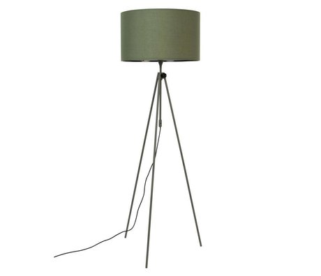 Zuiver Floor lamp Lesley green textile metal Ø50x153 / 181cm