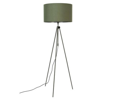 Zuiver Lampada da terra Lesley in tessuto tessile verde Ø50x153 / 181cm