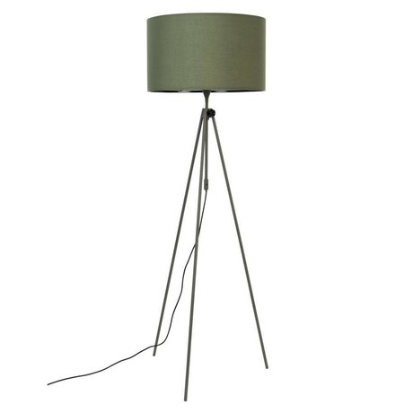 Zuiver Gulvlampe Lesley grøn tekstil metal Ø50x153 / 181cm