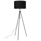 Zuiver Floor lamp Lesley black textile metal Ø50x153 / 181cm