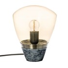 Riverdale Table lamp marble smoke marble glass 23cm