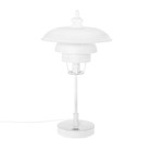 Riverdale Lampe à poser Boston en métal blanc 68cm
