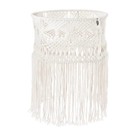 Riverdale Pendelleuchte Bohème weisse Baumwolle 43cm
