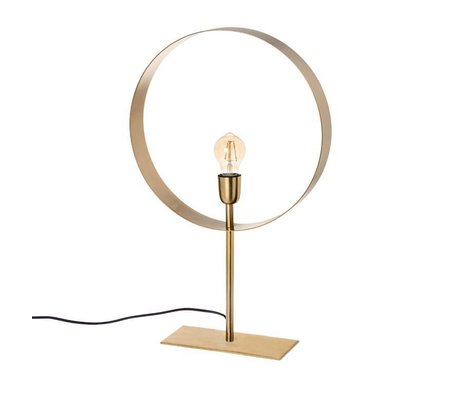 Riverdale Lampe de table Bryce acier doré 62cm