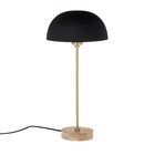 Riverdale Bordlampe Bryce sorte guldstål 53cm