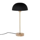 Riverdale Lampe de table Bryce en acier noir doré 53cm