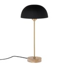 Riverdale Table lamp Bryce black gold steel 53cm
