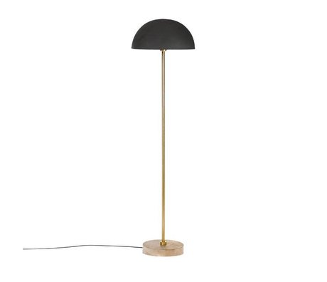 Riverdale Floor lamp Bryce black steel 145cm