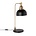 Riverdale Lámpara de mesa Bryce acero negro bronce 54cm