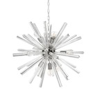 Riverdale Pendelleuchte Sienna Klarglas Eisen 76cm