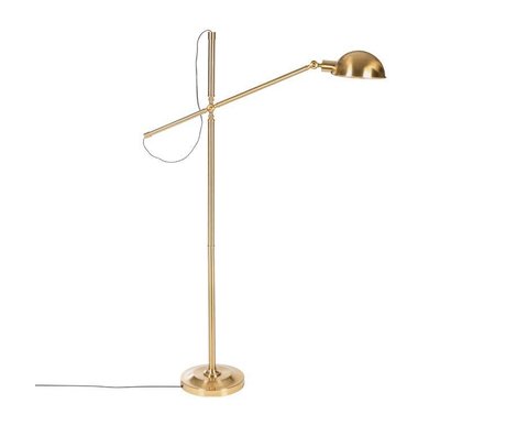 Riverdale Gulvlampe Luca Guldjern 146cm