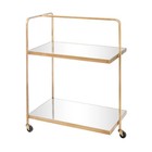 Riverdale Trolley Elano gold Metallglas 79cm