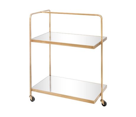 Riverdale Trolley Elano gold Metallglas 79cm