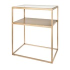 Riverdale Sidebord Elano guldmetalleglas 60cm