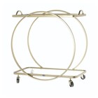 Riverdale Getränketisch Amaro gold Metall 38x70,5x72cm