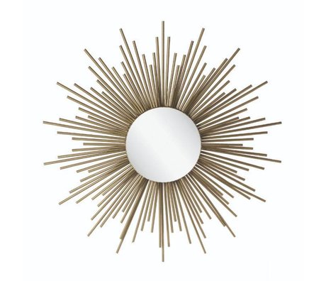 Riverdale Mirror Amaro Sun Gold Metal 4.5x81x81x81cm