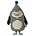 OYOY Knuffel kiss baby Bob Penguin katoen 18x26cm