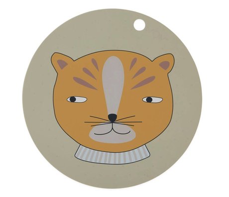 OYOY Mantel de leopardo tono silo cono ø39x0,15cm