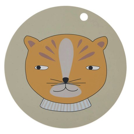 OYOY Mantel de leopardo tono silo cono ø39x0,15cm