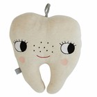 OYOY Cuddly pillow tooth fairy natural white cotton 22x27cm
