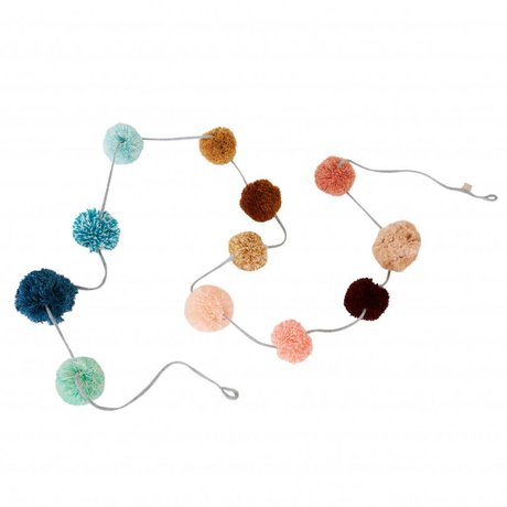 OYOY Pom Pom Pom Garlander bomulds pendul 280xø7-8cm