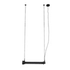 Zuiver Hanging lamp prime l black metal 70x13,5x200cm