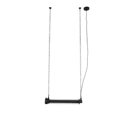 Zuiver Hanging lamp prime l black metal 70x13,5x200cm