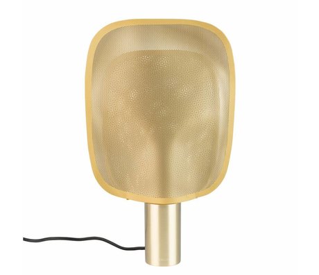 Zuiver bordlampe kan m messing guld jern 33x8x54cm