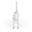 Seletti Lampe de table Cat Jobby en résine blanche 46x12x20,7cm