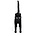 Seletti Lampe de table Cat Jobby en résine noire 46x12x20,7cm