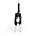 Seletti Lámpara de mesa Cat Jobby negro blanco 46x12x20,7cm