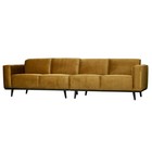 BePureHome Statement 4 places 280 cm velours jaune miel