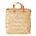 OYOY Cesta de pared Sporta natural de bambú marrón 25x25x25x25cm