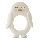 OYOY Bite jouet pingouin blanc caoutchouc naturel 10x2,5x13cm