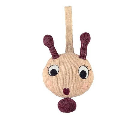 OYOY Musik mobil Lala mehrfarbig Baumwolle Ø10,5x8cm