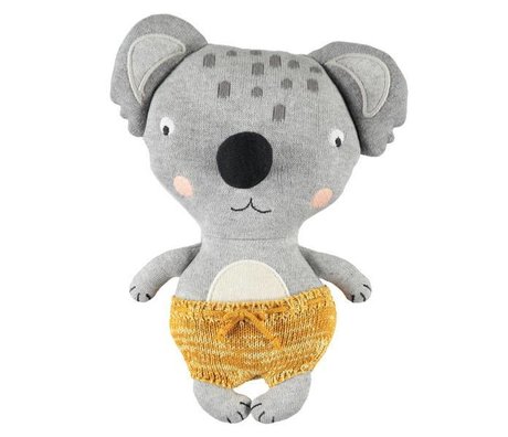 OYOY Cuddly toy Baby Koala Anton multicolored cotton 26x20cm