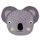 OYOY Carpet Koala gray cotton 100x85cm