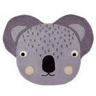 OYOY Teppich Koala grau Baumwolle 100x85cm