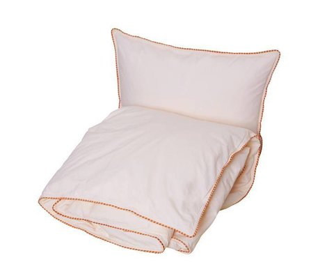 OYOY Funda nórdica Haikan Overlength Rose 60x63-140x2200cm