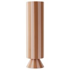 OYOY Vase Topu high pink caramel made of ceramic 31x8,5cm