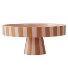 OYOY Bandeja Toppu Caramelo Rosa Ceramica 9x20cm