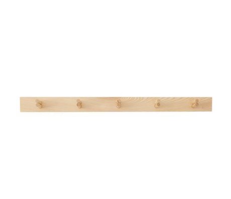 OYOY Garderobe Pieni naturbraunes Holz 75x6x8cm