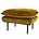 HK-living hk-living stool retro ocher yellow velvet 72x65x46cm