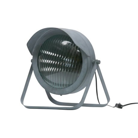 WOOOD Lester bordlampe metalbeton grå