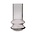 HK-living Vase Smoked gray glass M Ø14x24cm