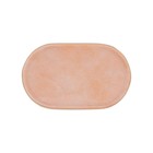 HK-living Breakfast plate Gallery peach orange ceramic 23,5x14,5x1cm