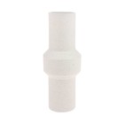 HK-living Vase Speckled Straight cream white ceramic L Ø16x39,5cm